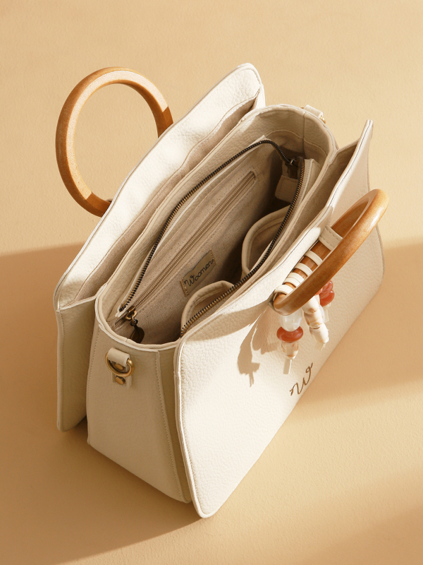 Sac porté main M CAMOMILLE PEARL