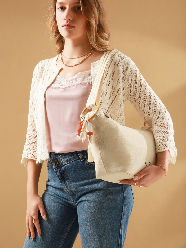 Sac bandoulière CAMOMILLE PEARL