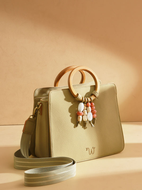Sac porté main M CAMOMILLE PEARL