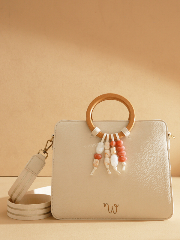 Sac porté main M CAMOMILLE PEARL