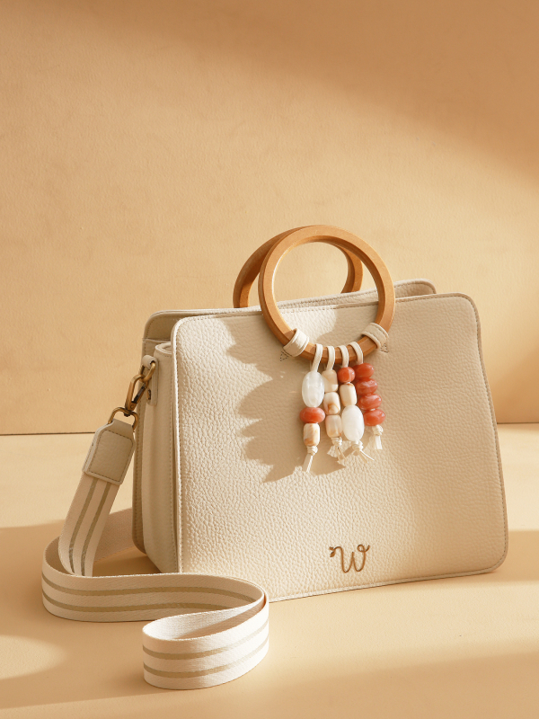 Sac porté main M CAMOMILLE PEARL